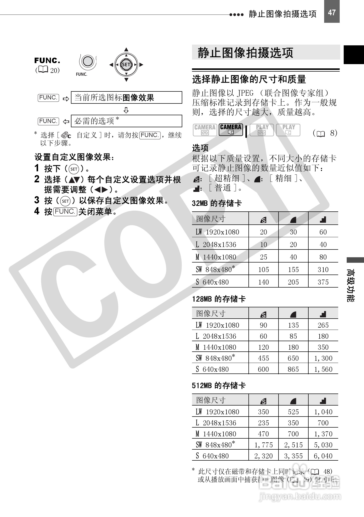 佳能HV30数码摄像机使用说明书:[5]