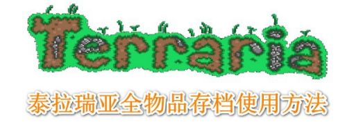 泰拉瑞亚全物品存档使用方法