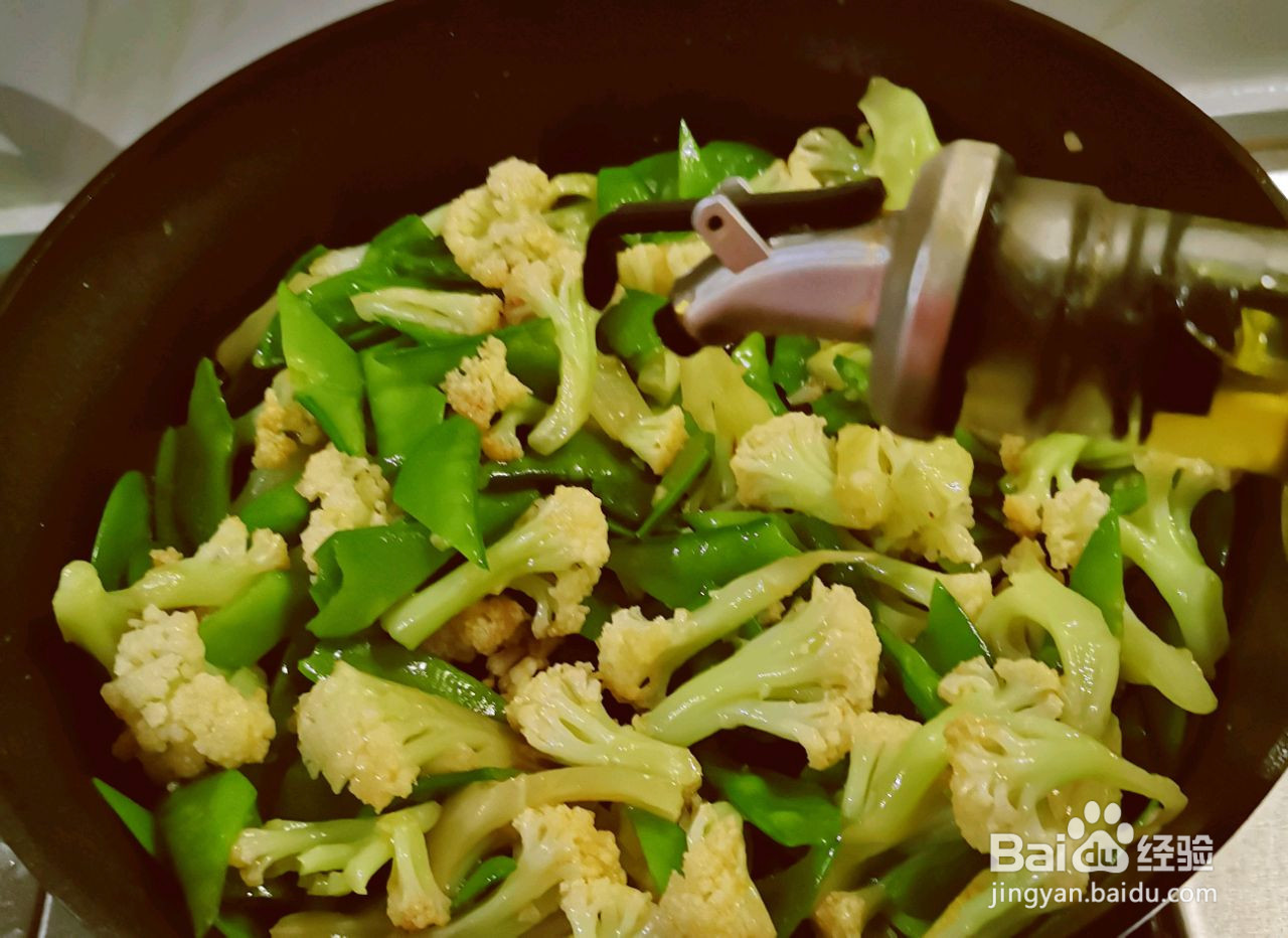 花椰菜炒荷兰豆的做法