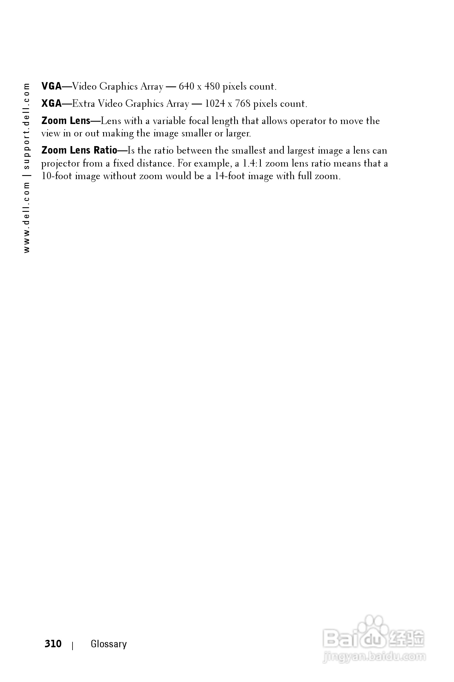 DELL Dell 1200MP Projector投影机说明书:[31]