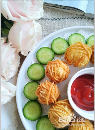 年节小吃——金丝蛋球