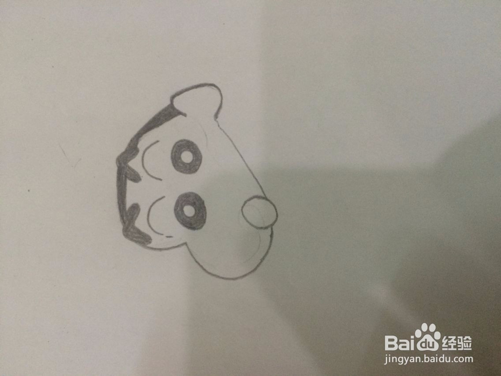 如何画出蜡笔小新的简笔画