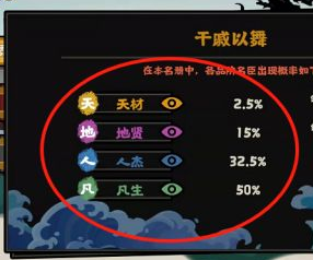 怎么查看无悔华夏抽卡概率