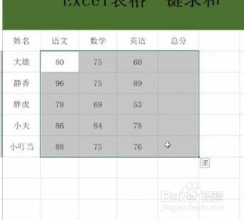 Excel如何快速求和？