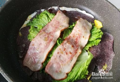 黑米培根鸡蛋饼怎么做好吃?家常教程