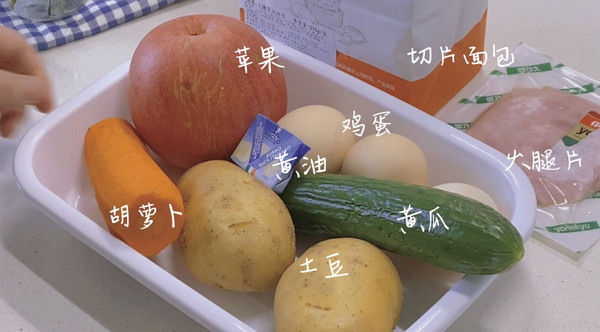 土豆沙拉三明治