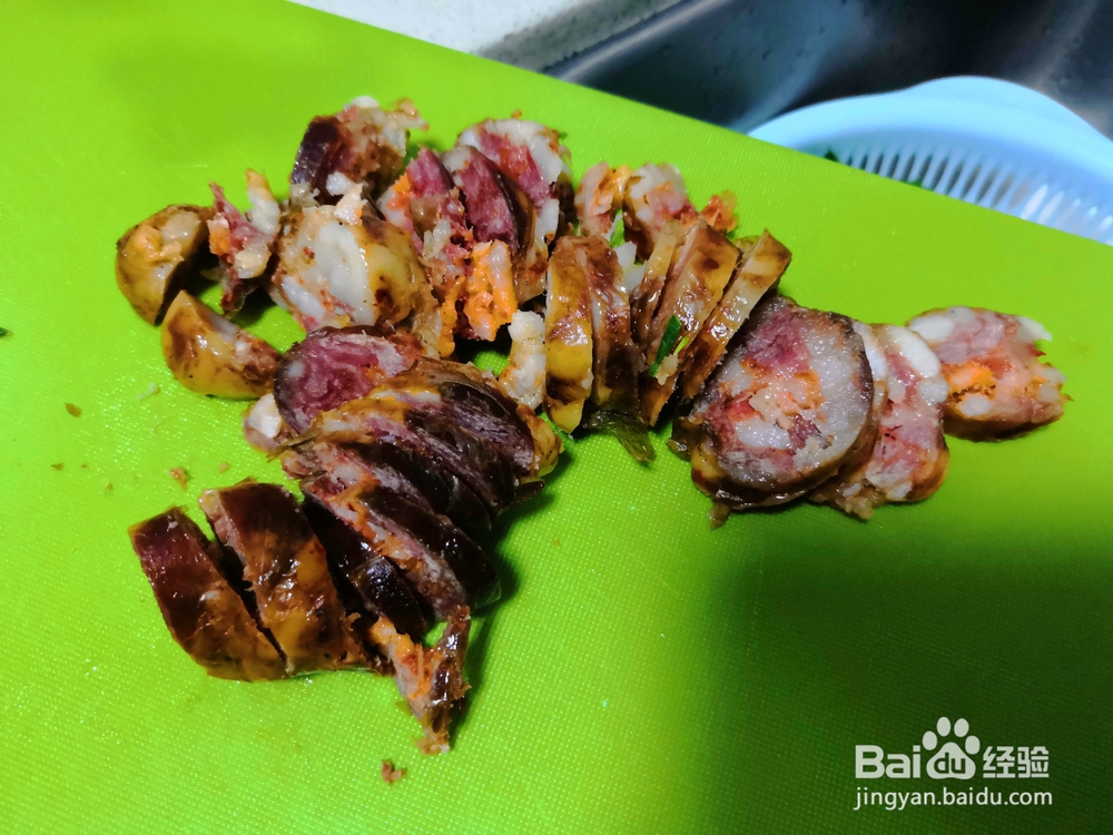 好吃到哭的青蒜腊肠