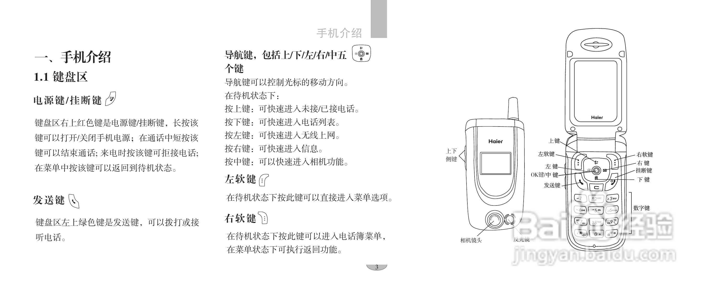 海尔手机F1100型使用说明书:[1]
