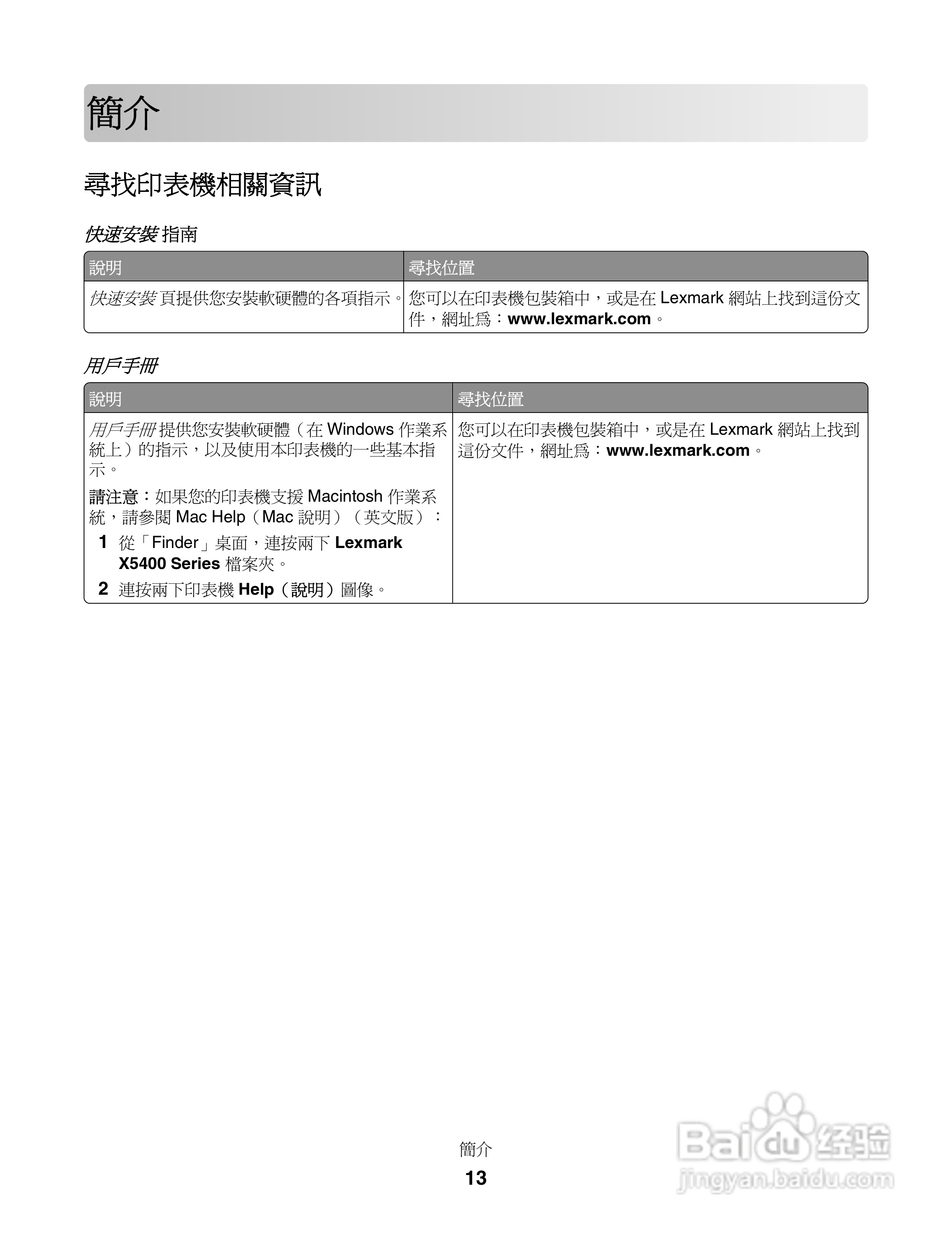 LEXMARK X5400系列打印机用户手册:[2]