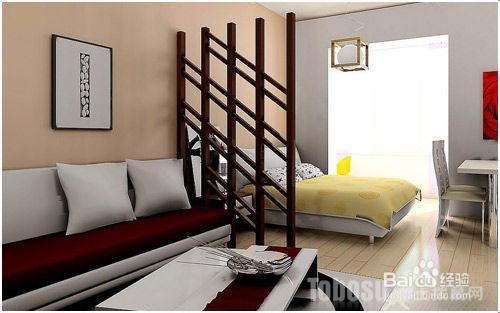 2013最新客厅卧室隔断效果图