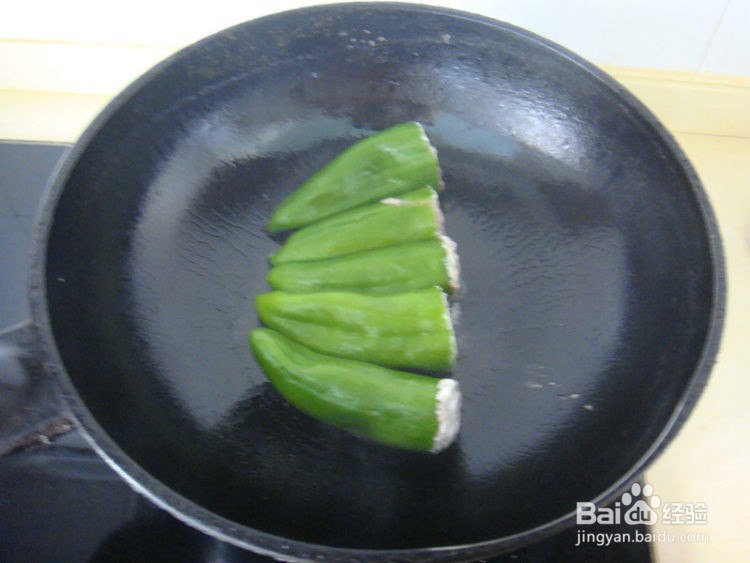 青椒塞肉的做法