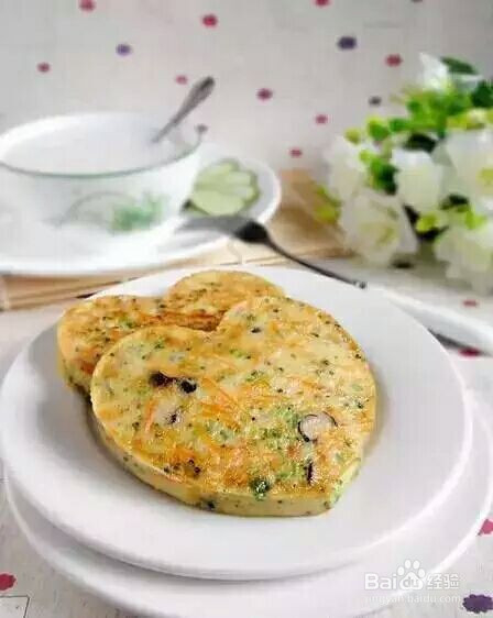 田园鸡蛋饼的做法