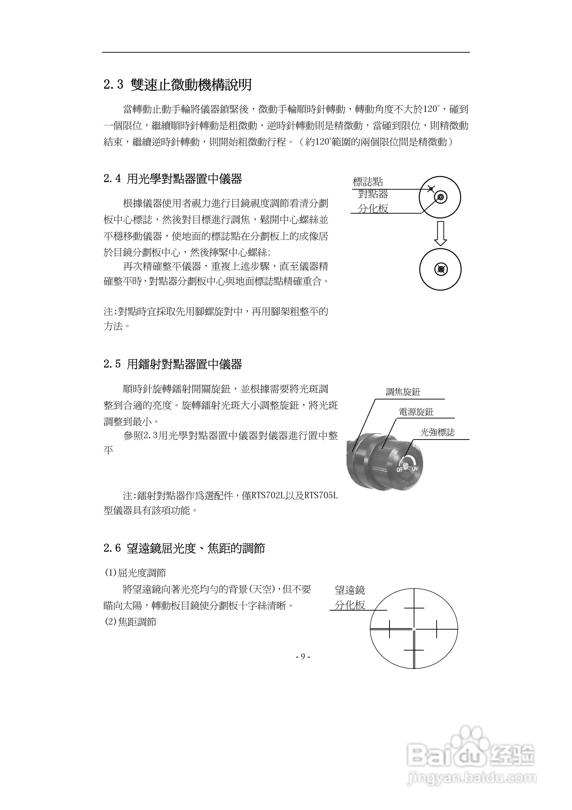 上煇RTS-700全站仪说明书:[2]