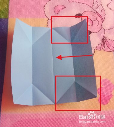 手工折纸之连体船折法