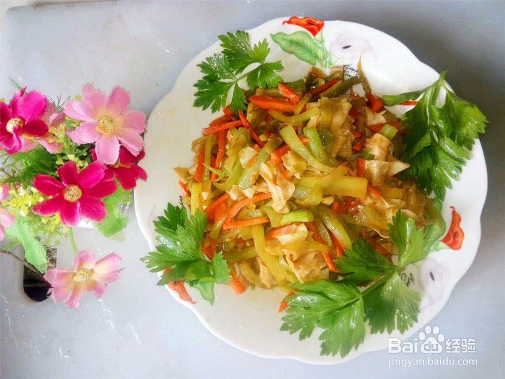 莴苣和豆皮怎么做好吃