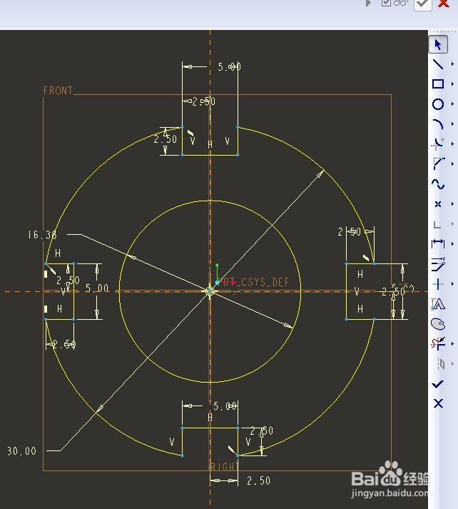 小圆螺母如何用Pro/e5.0建模？