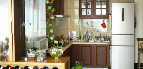 隔断设计享受开放式厨房的通透感