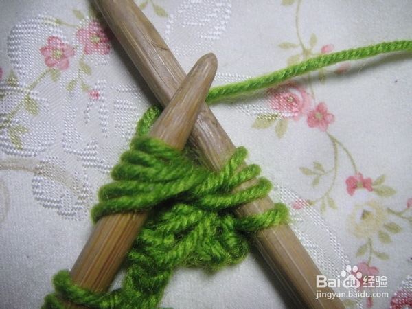 围巾织法——太阳花详细图解