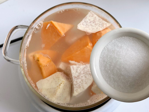 牛奶香芋番薯糖水