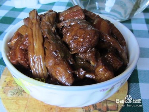 野笋干煮肉
