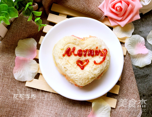 爱心早餐三明治