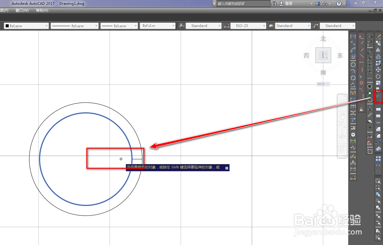 使用CAD绘制人脸识别器图形符号