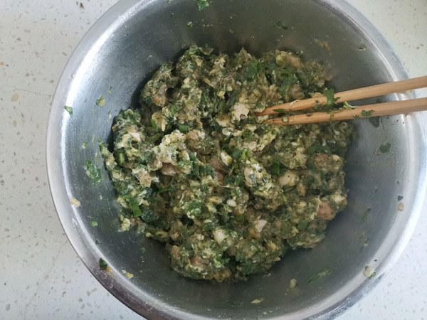 酸汤荠菜鲜肉馄饨