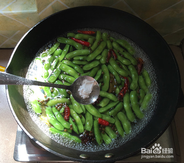 五香毛豆的制作方法