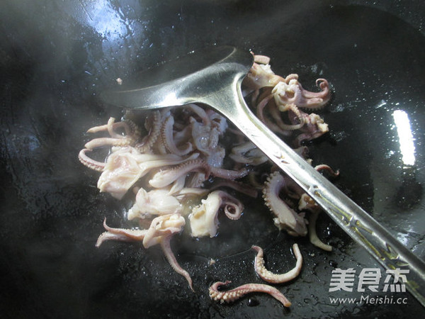 荷兰豆香干鱿鱼须