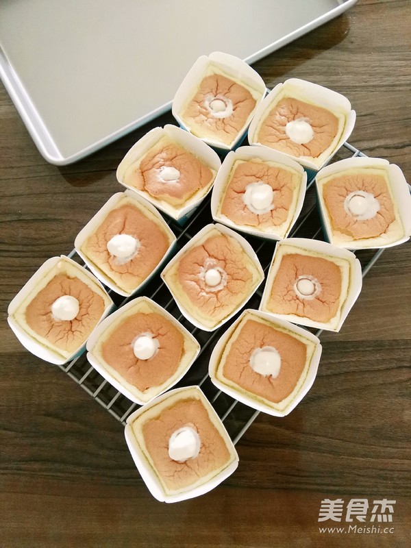 北海道戚风杯子蛋糕