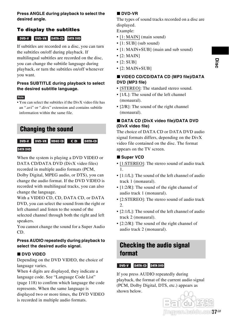 SONY DAV-DZ590K家庭影院说明书:[2]