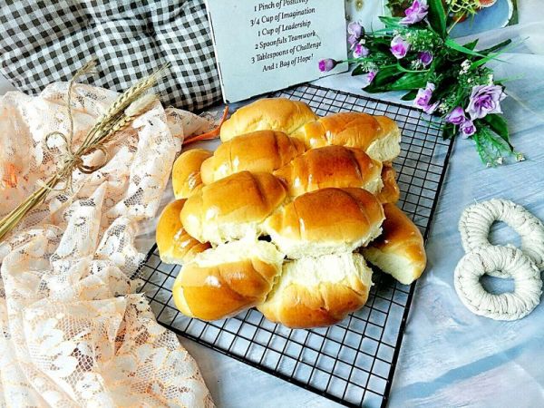 柔软拉丝牛角面包