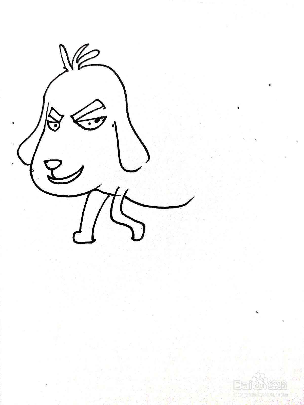 《刺客伍六七》系列之五六七变身的小狗简笔画