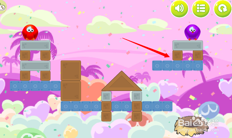 小游戏泡泡鸟历险记4第4关