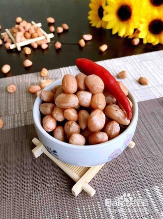 家常菜五香水煮花生