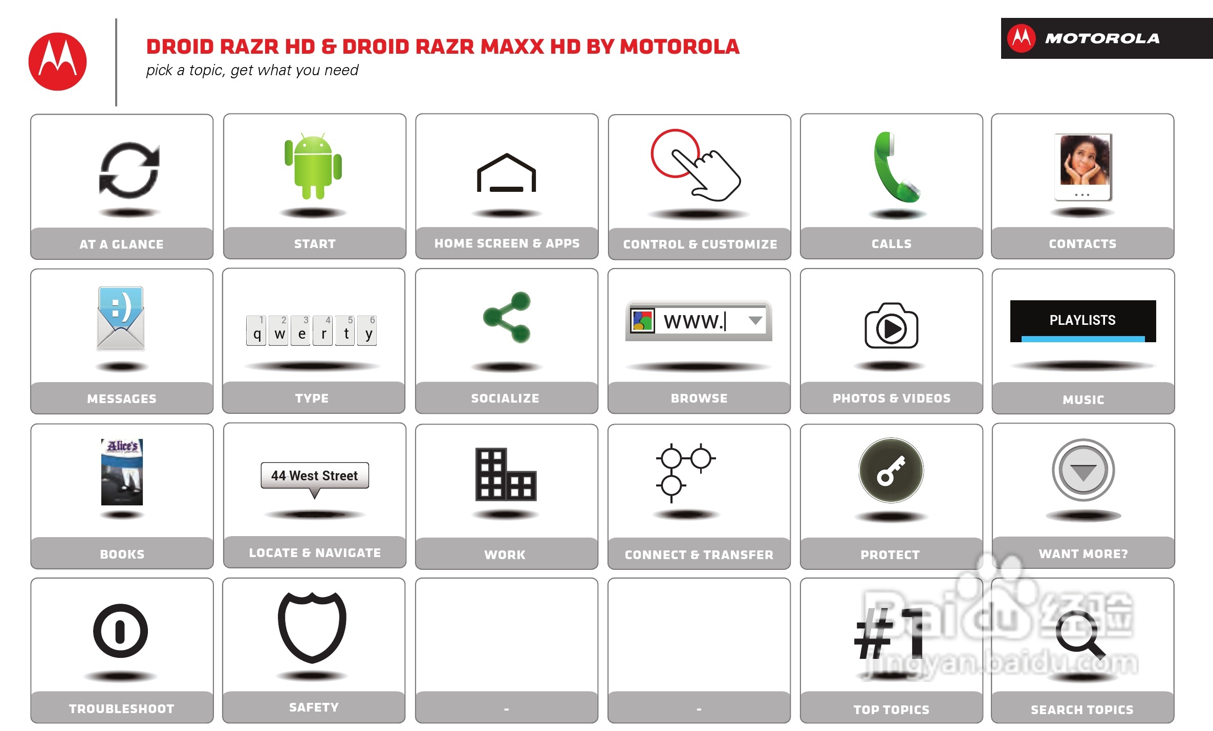 摩托罗拉 DROID RAZR MAXX HD(v.4.1 - Jelly Bean)手:[1]