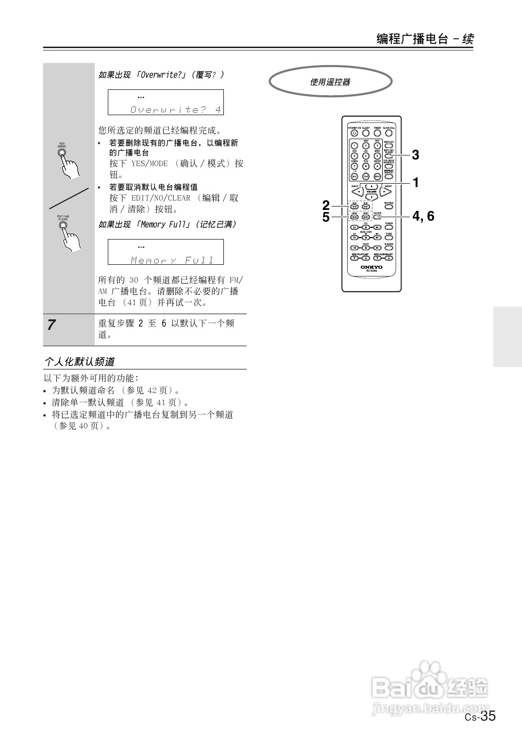 安桥CD接收机CR-B8型使用说明书:[2]