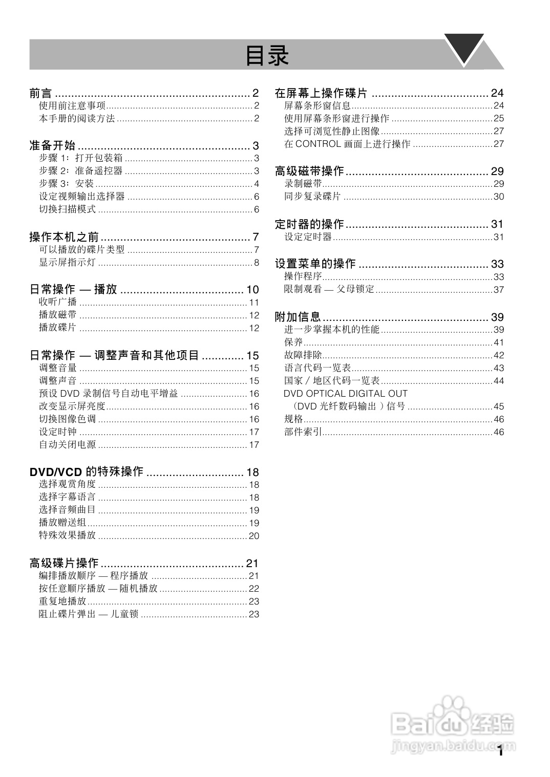 胜利者迷你音响UX-P450型使用说明书:[1]