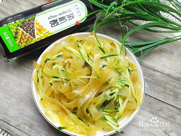 黄瓜凉拌粉皮