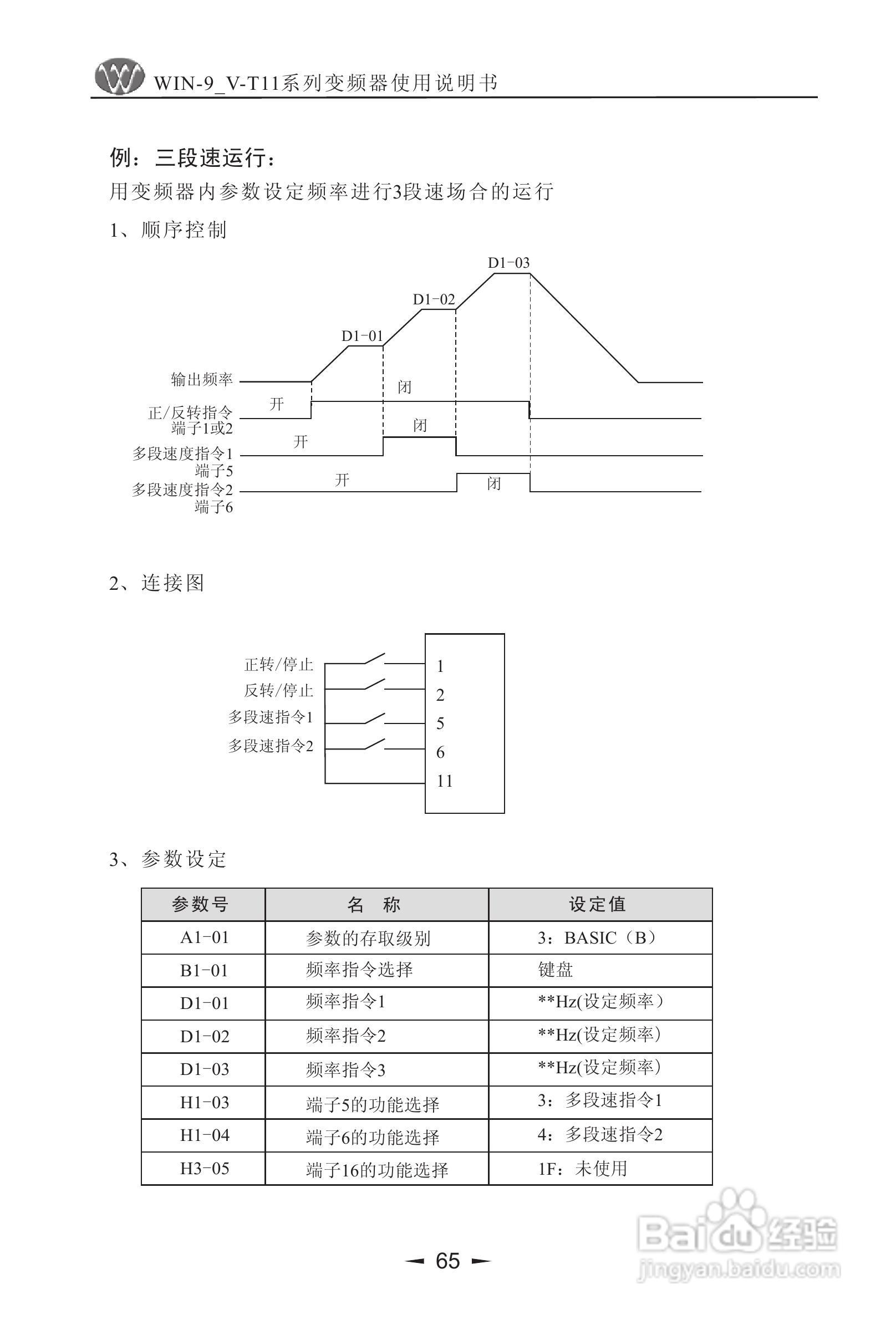 微能WIN_9V-500-800T11变频器使用说明书:[7]