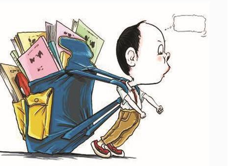 家长在群里发孩子书包重怎么回复