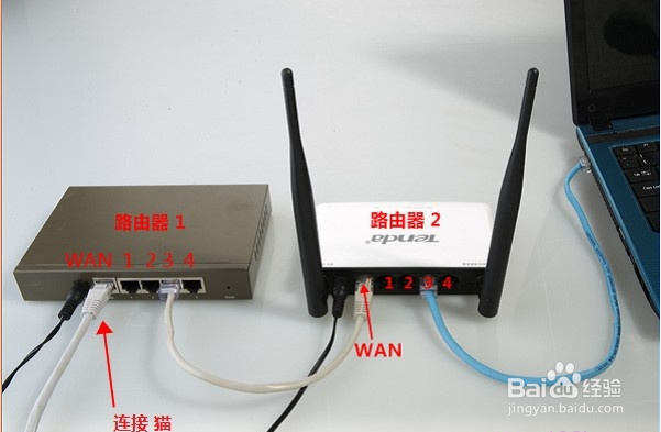 <b>两台无线路由器连接</b>