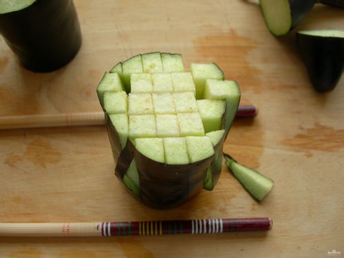 菊花茄子