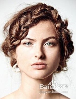 各种风格的刘海编发发型