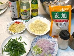 蒜蓉拌花甲的做法