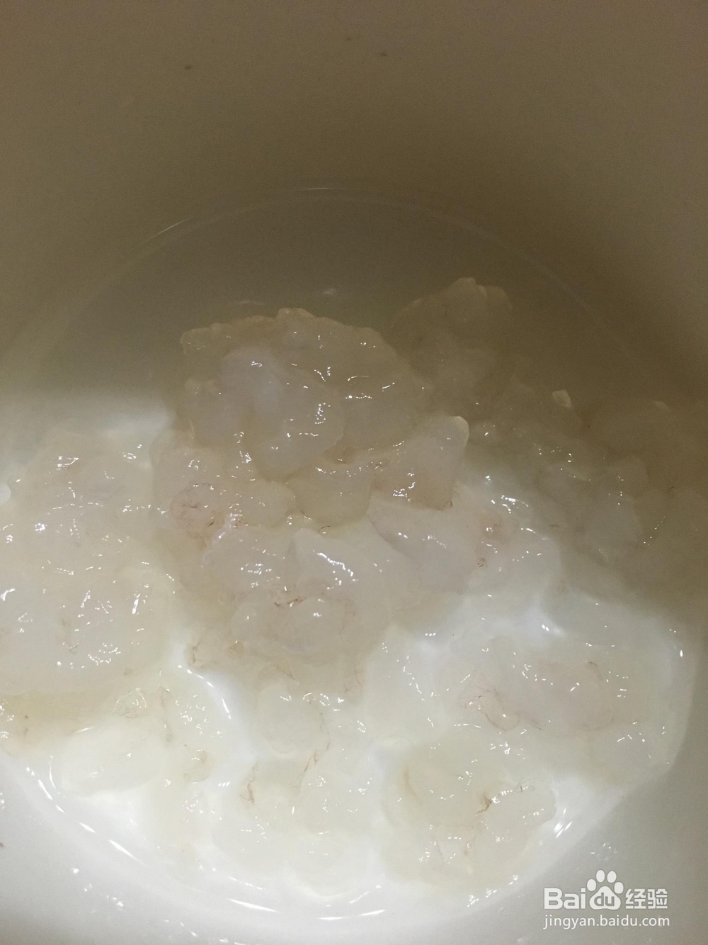 美食教学之黑枸杞雪蛤汤!