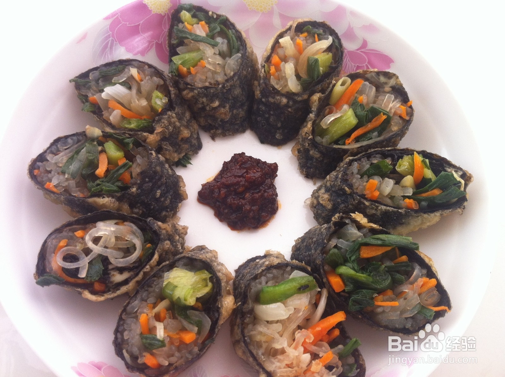 紫菜卷——紫菜变”心“了【 紫色向日葵】