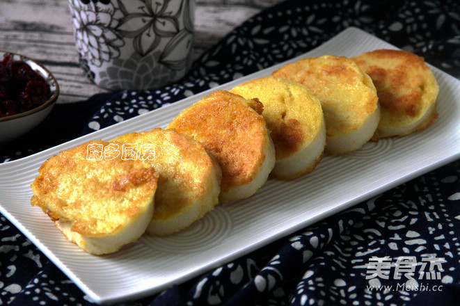 蛋煎馒头片的做法