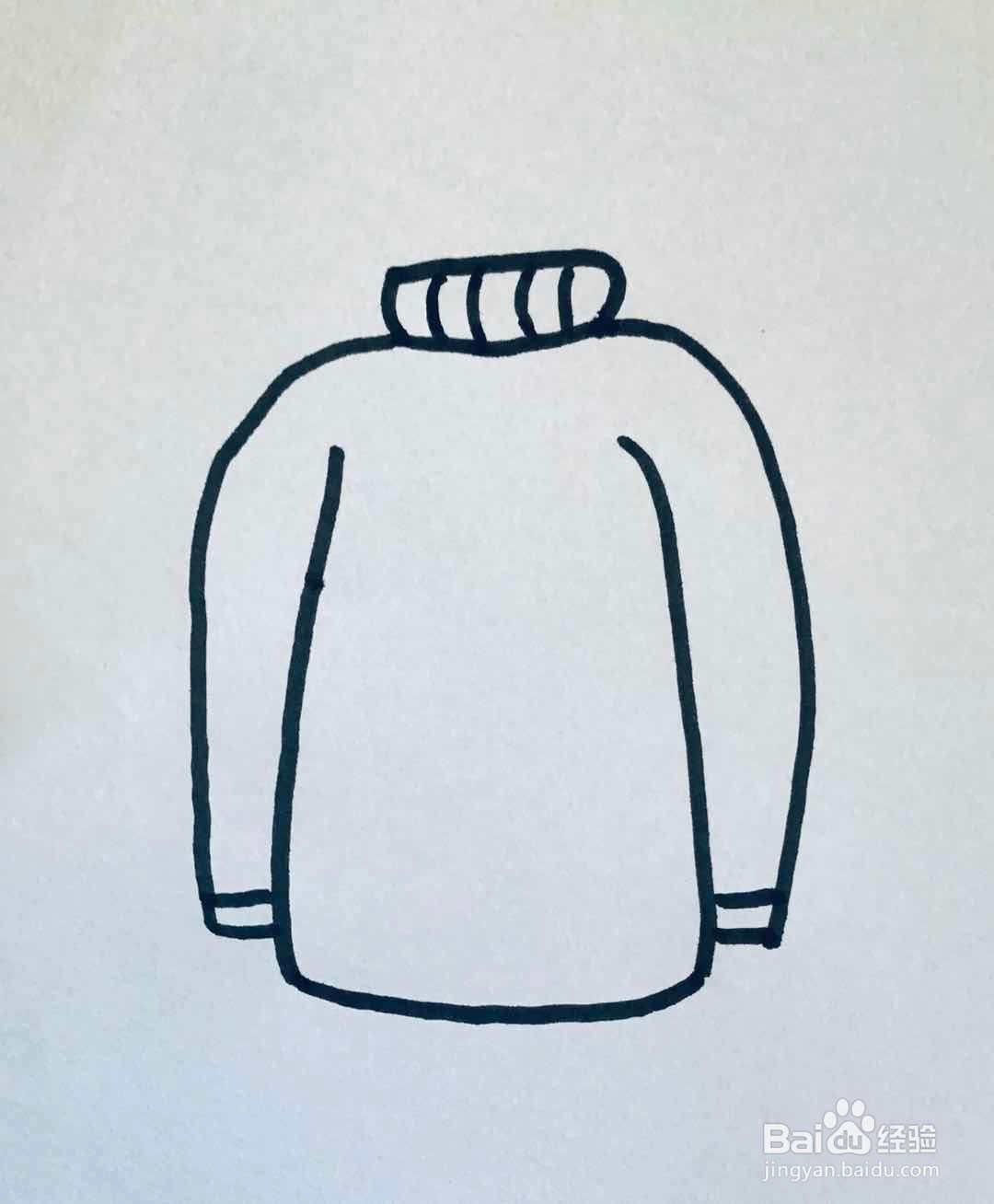 怎么画毛衣(幼儿简笔画)