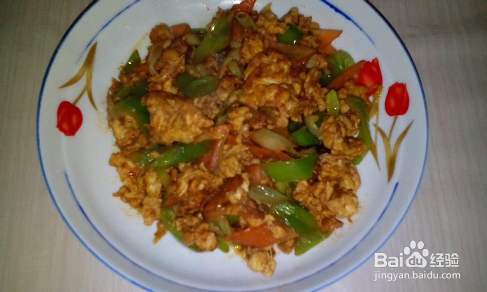 东北名菜大酱炒鸡蛋